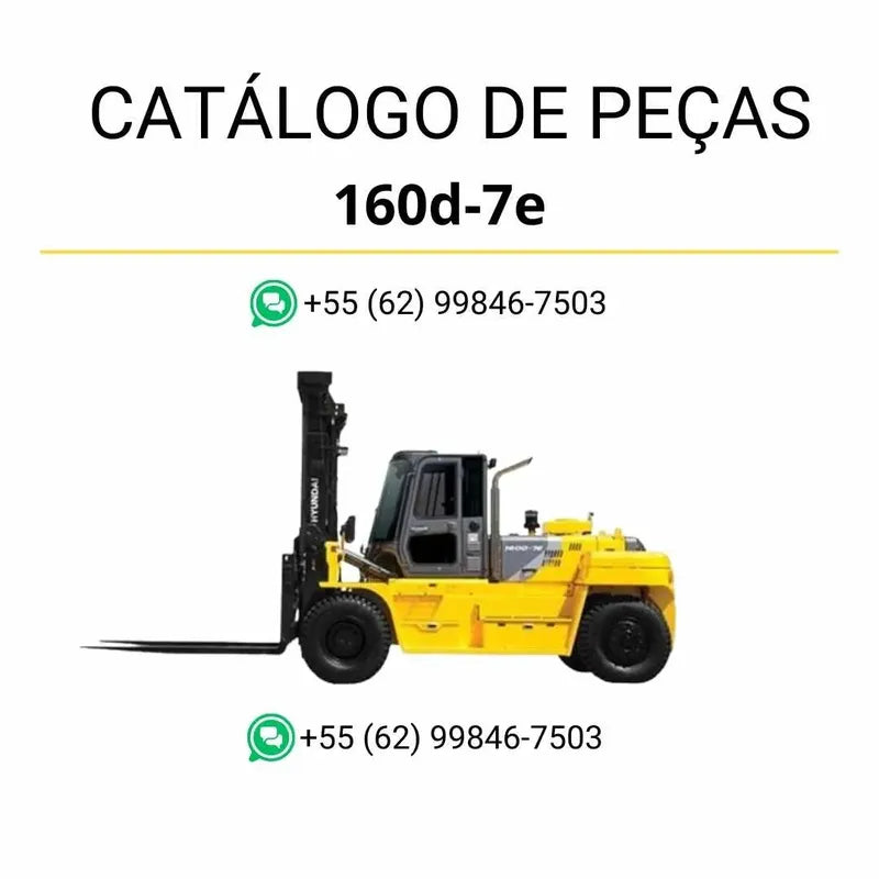 Catalogo De Pecas PDF Empilhadeira Hyundai- 110-130-140-160D-7E